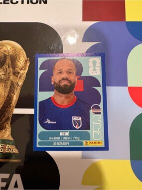 Panini FIFA World Cup 2026 Soccer Sticker Bebé UD Ibiza CPV 20 Blue Parallel